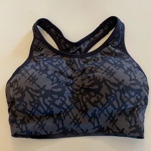 Champion Black and Gray Sports Bra